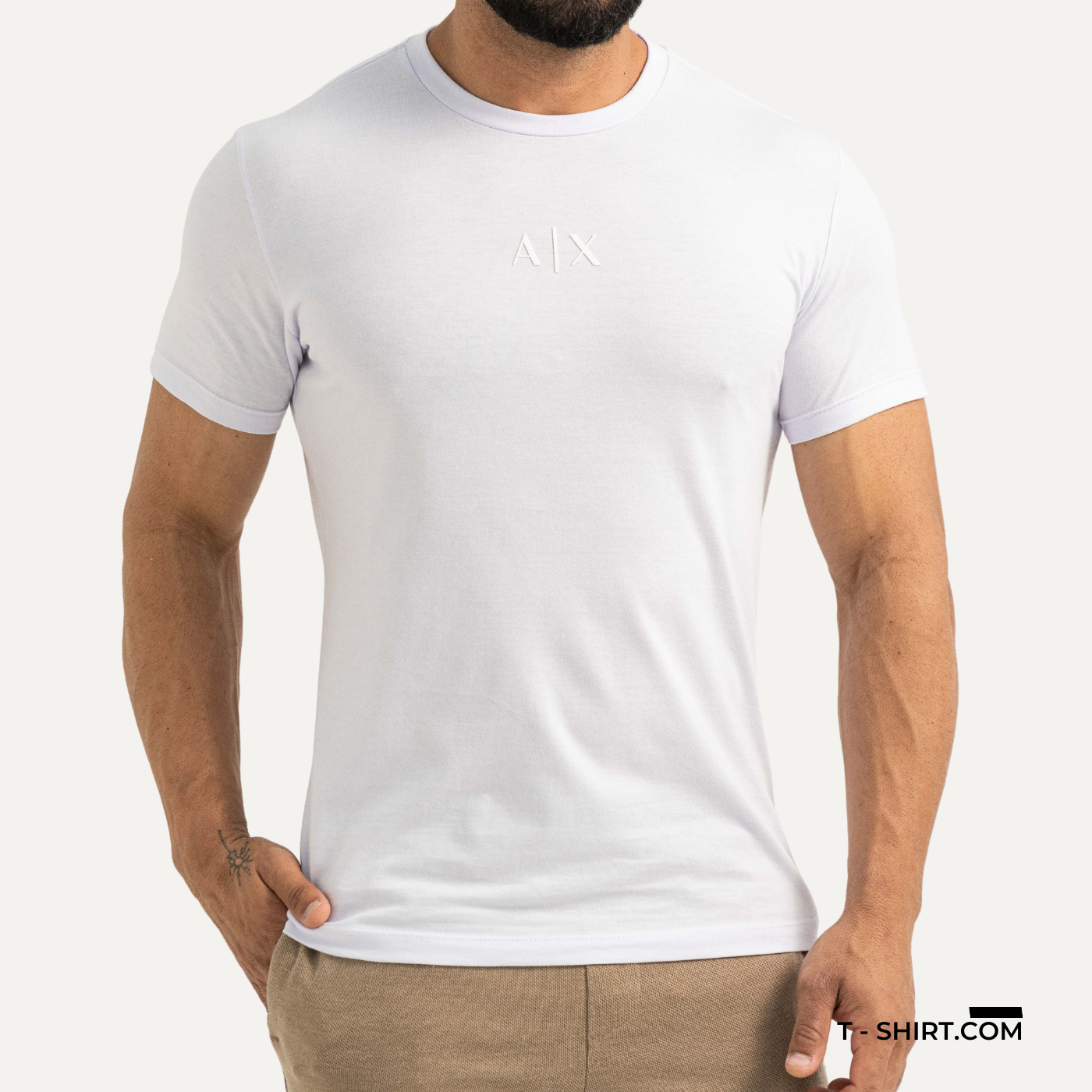 Camiseta Armani Exchange Logo Central