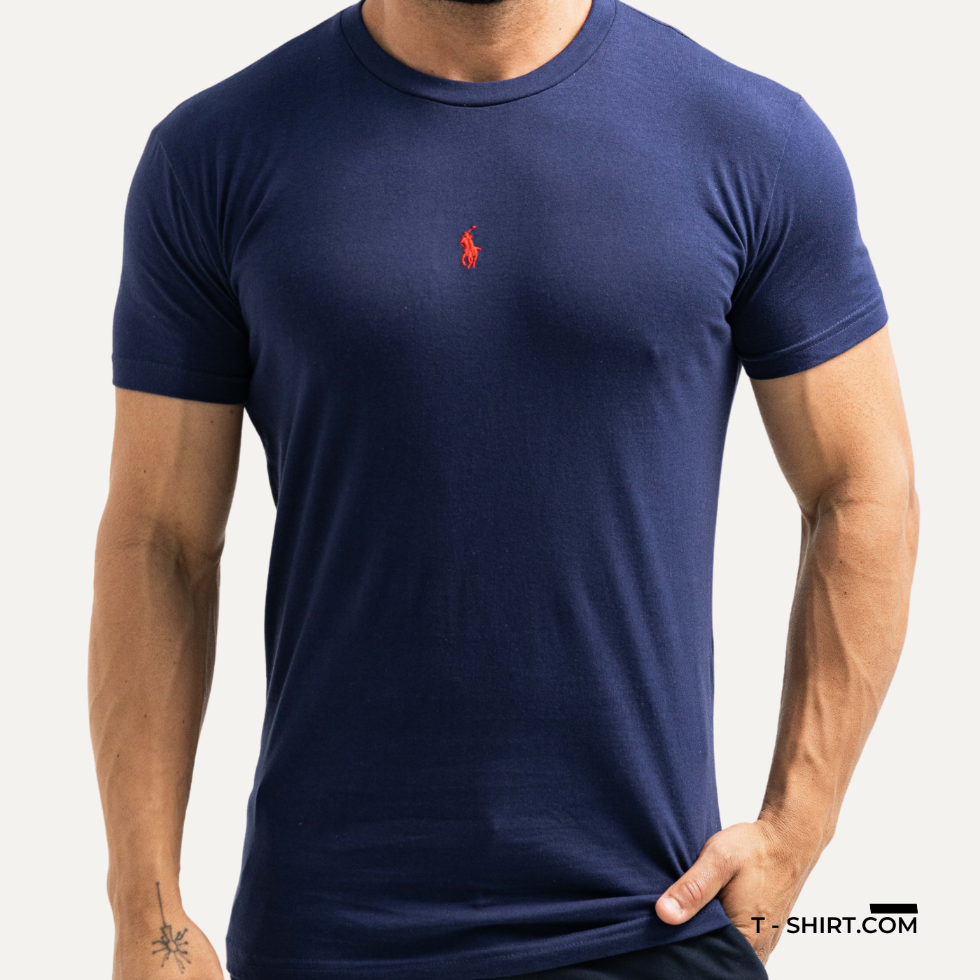 Camiseta Básica Logo Ralph Lauren Central