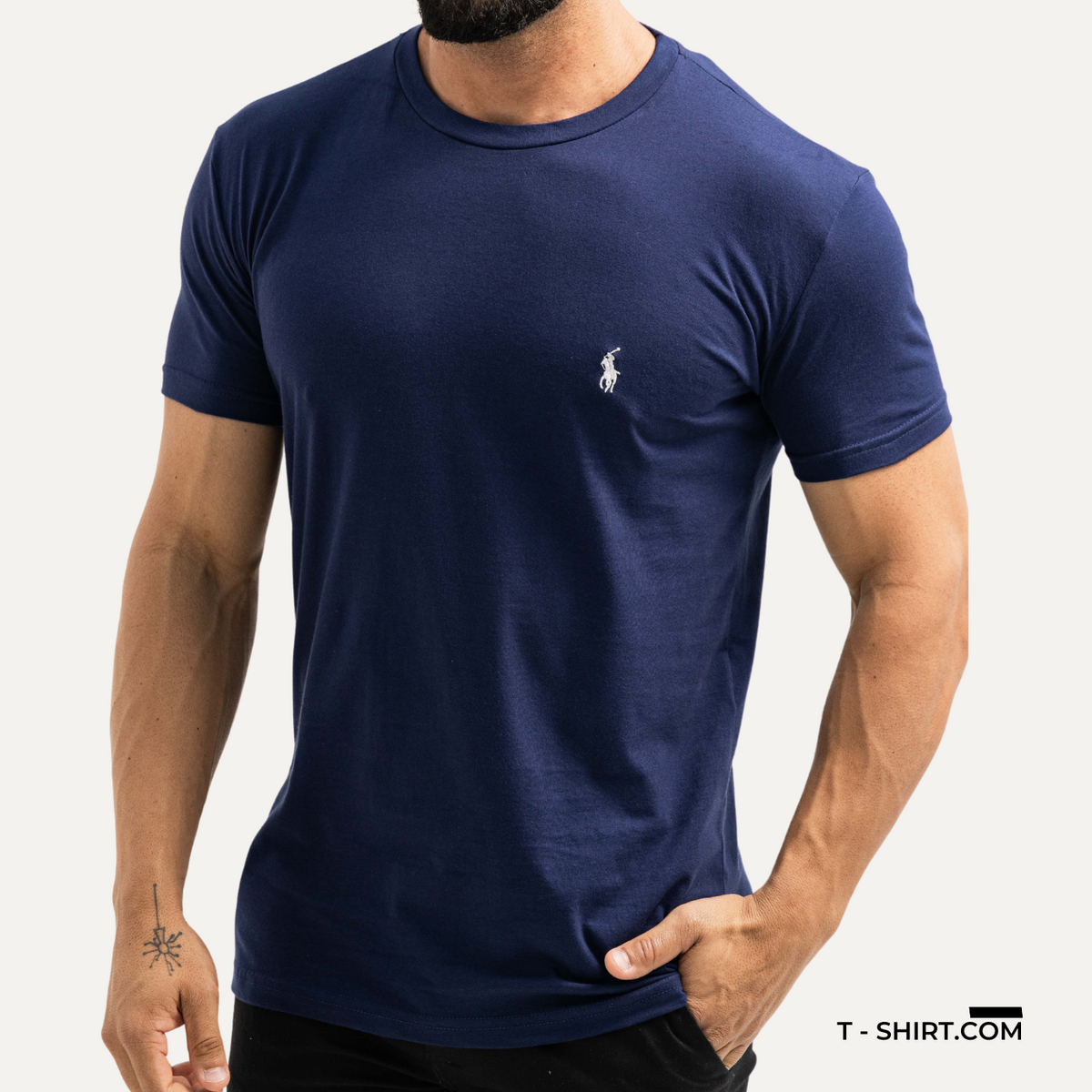 Camiseta Básica Logo Ralph Lauren