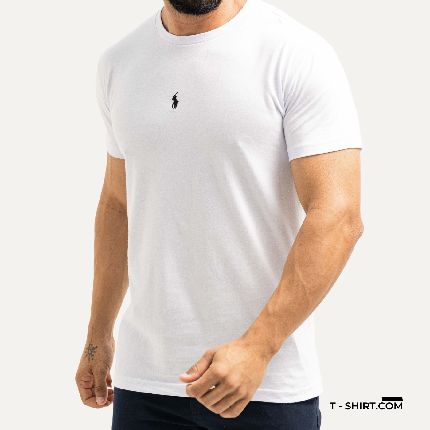 Camiseta Básica Logo Ralph Lauren Central