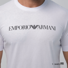 Camiseta Empório Armani Logo Estampada