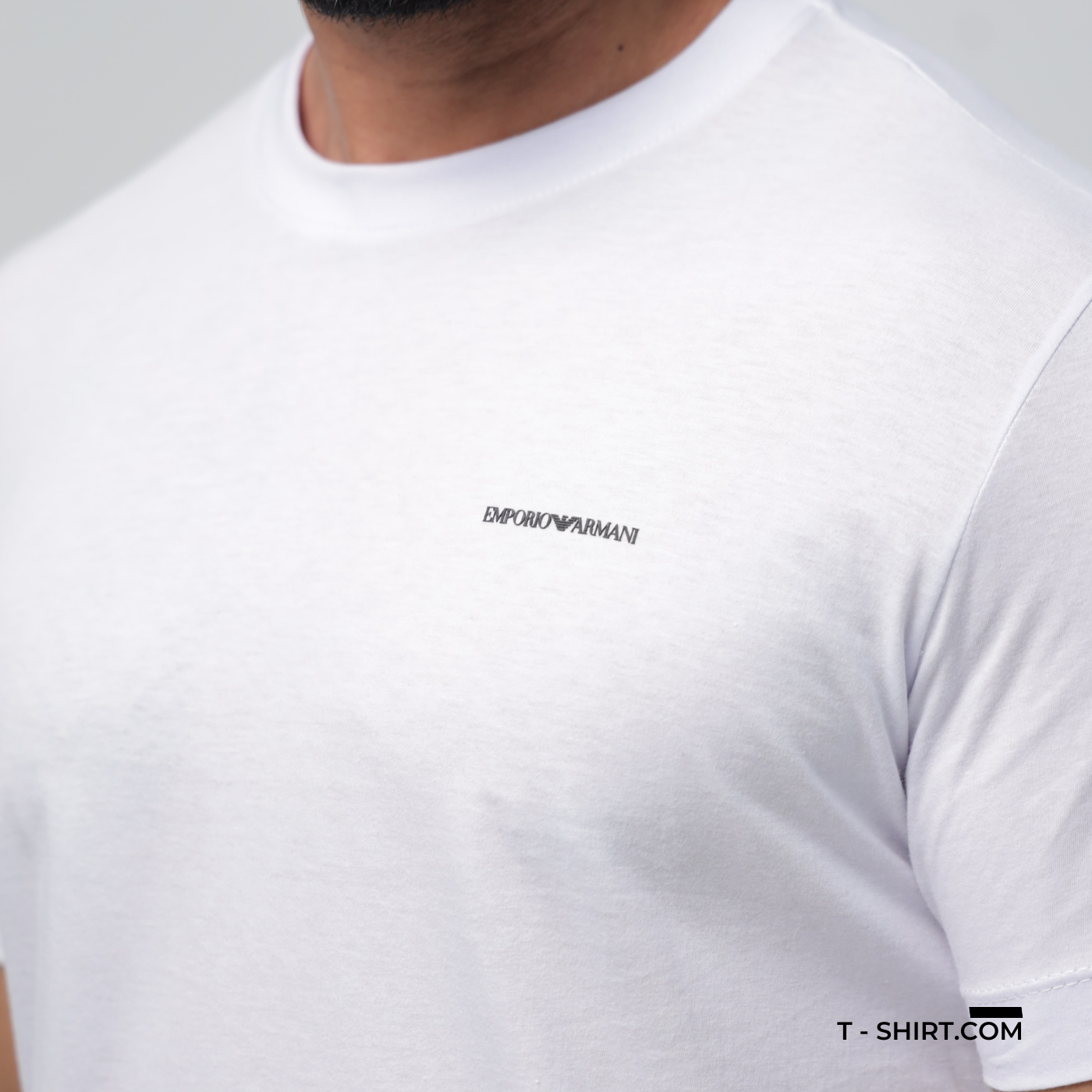 Camiseta Empório Armani Logo Básica