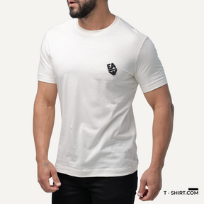 Camiseta Empório Armani Bordada Logo Duplo