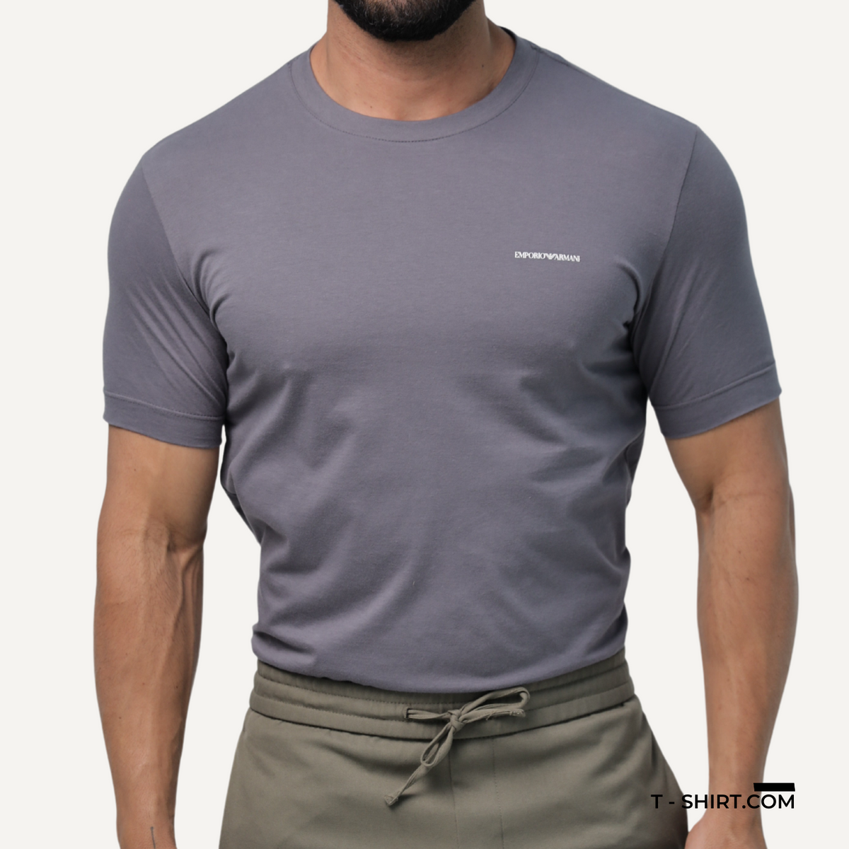 Camiseta Empório Armani Logo Básica