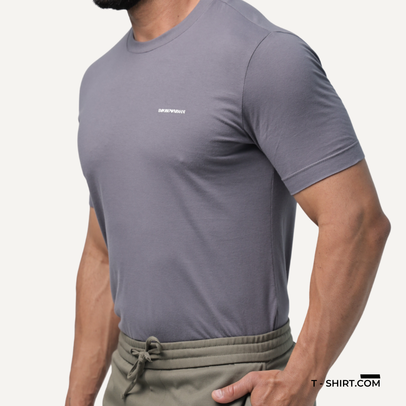 Camiseta Empório Armani Logo Básica