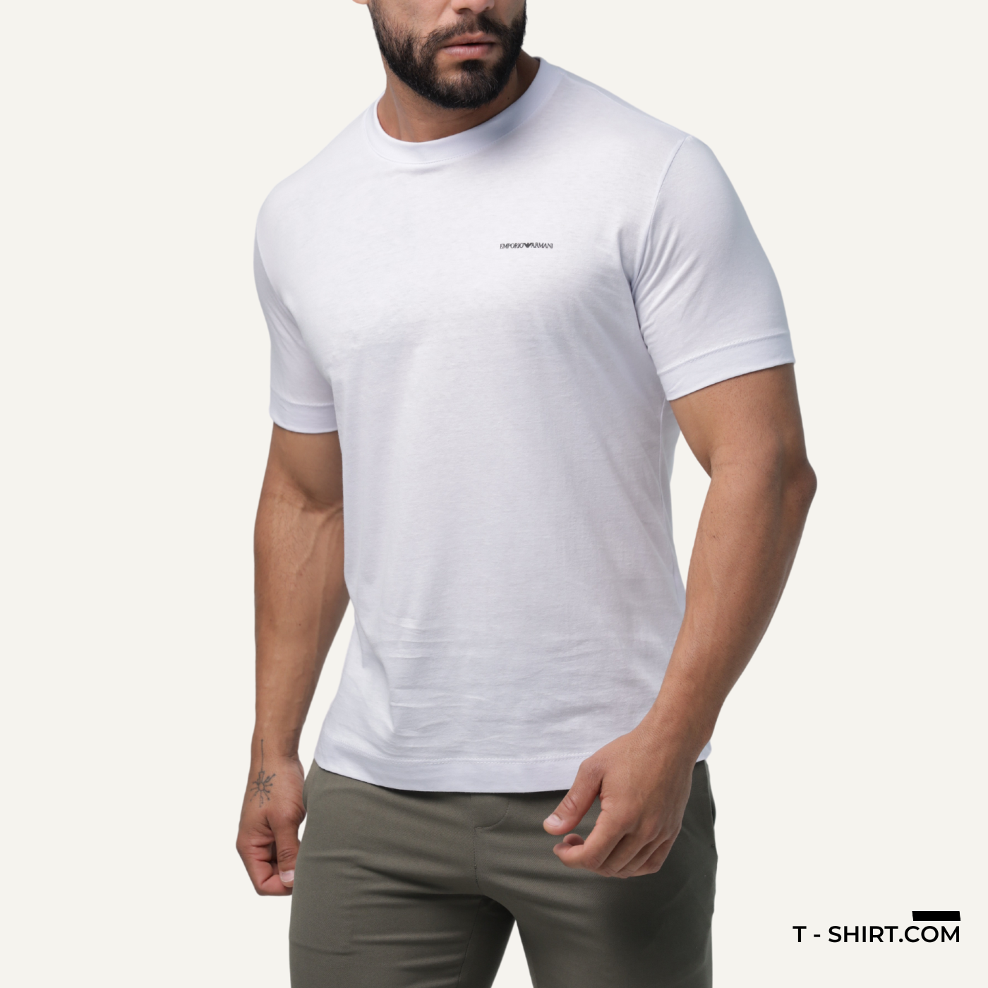 Camiseta Empório Armani Logo Básica