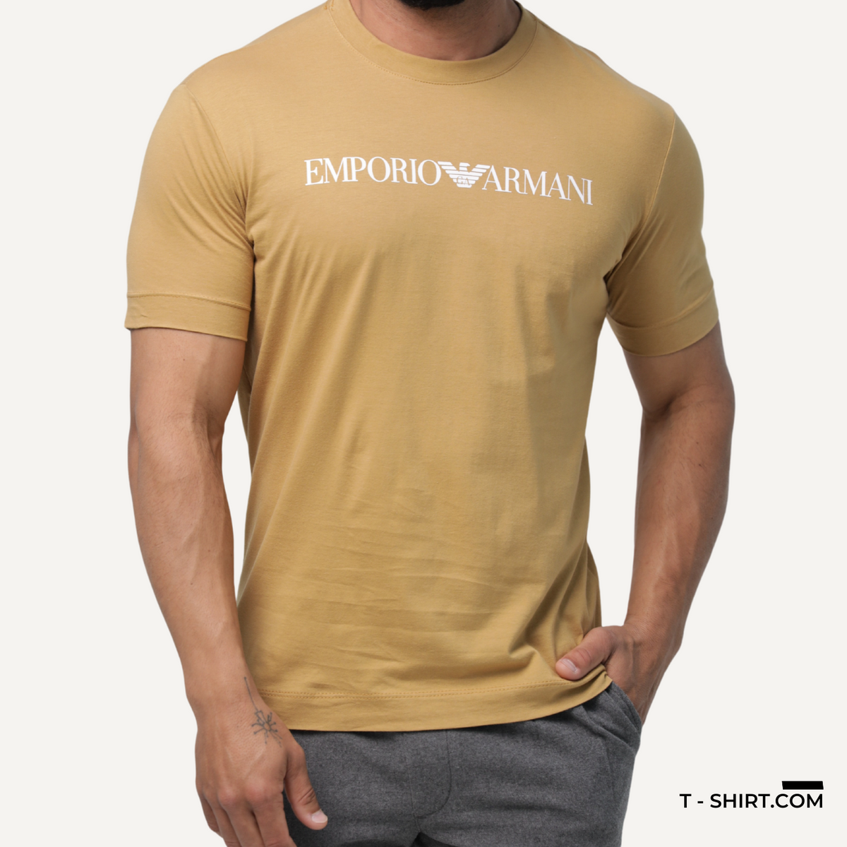 Camiseta Empório Armani Logo Estampada