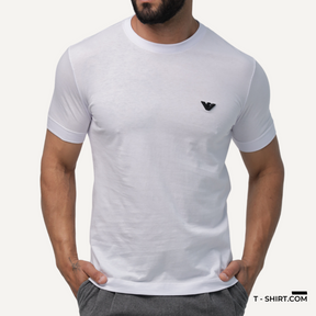 Camiseta Empório Armani Logo Simbolo Bordada