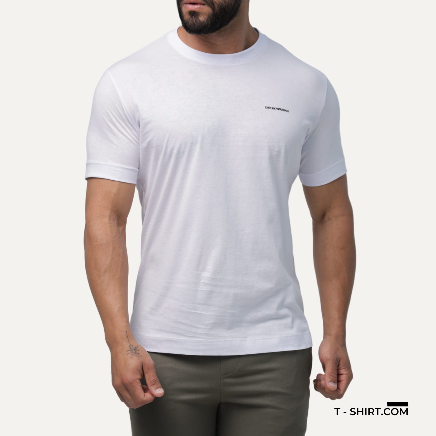 Camiseta Empório Armani Logo Básica