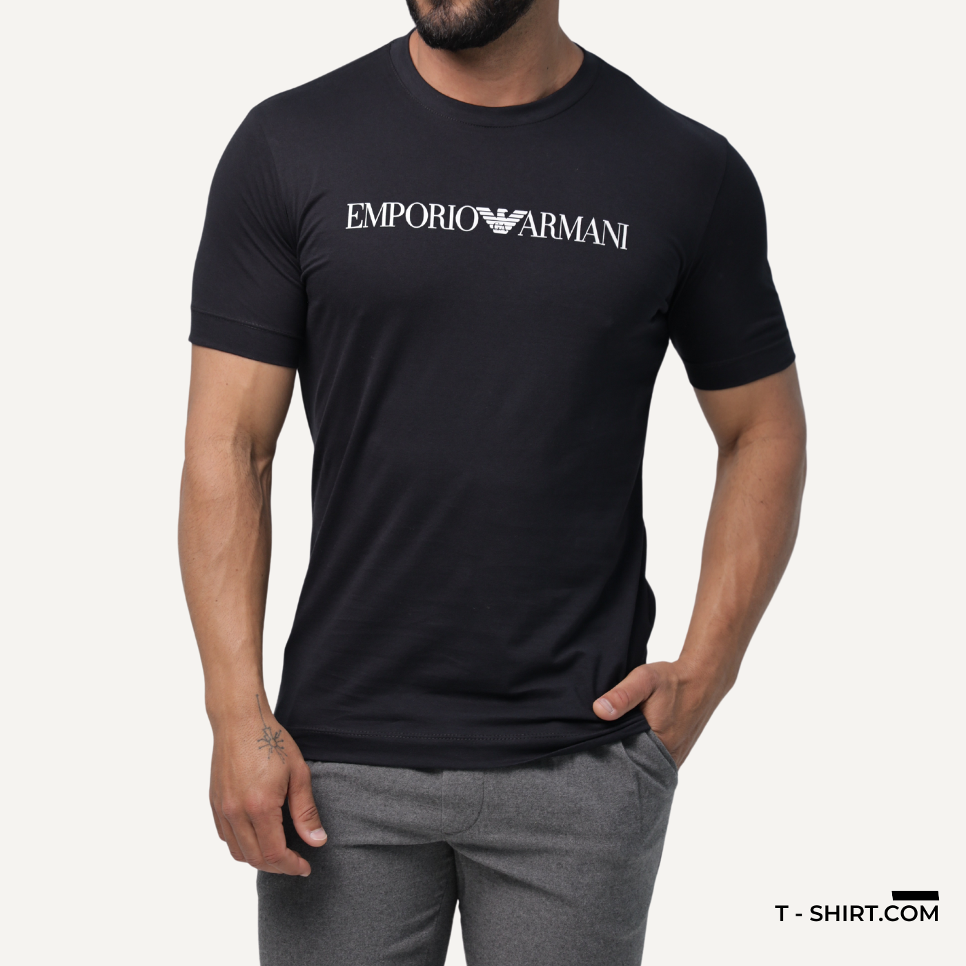 Camiseta Empório Armani Logo Estampada