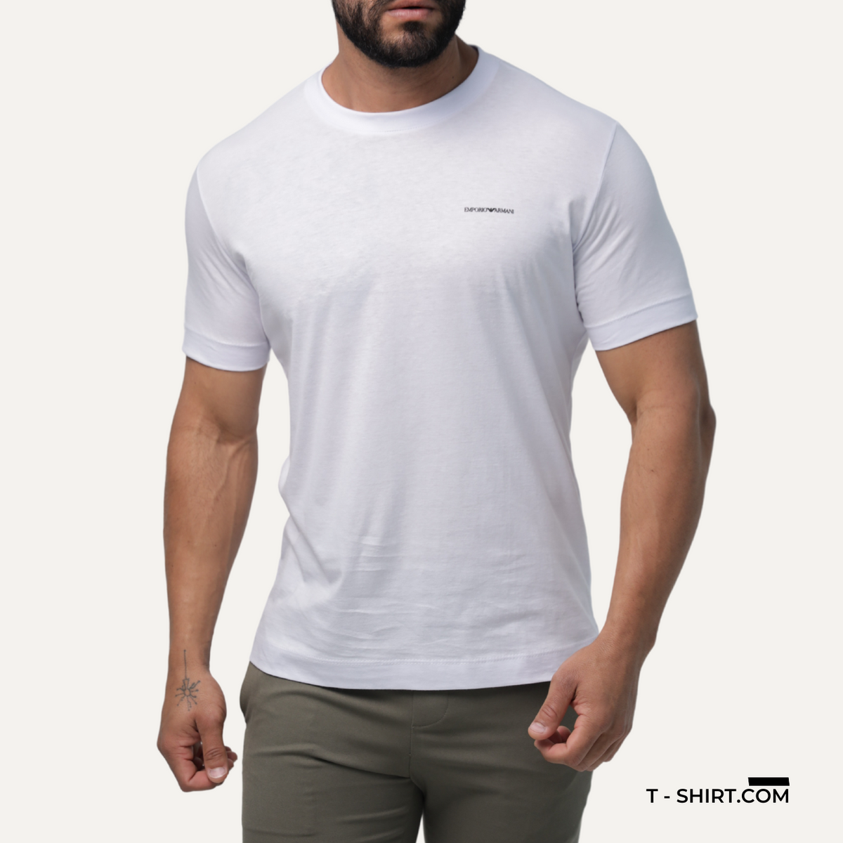 Camiseta Empório Armani Logo Básica