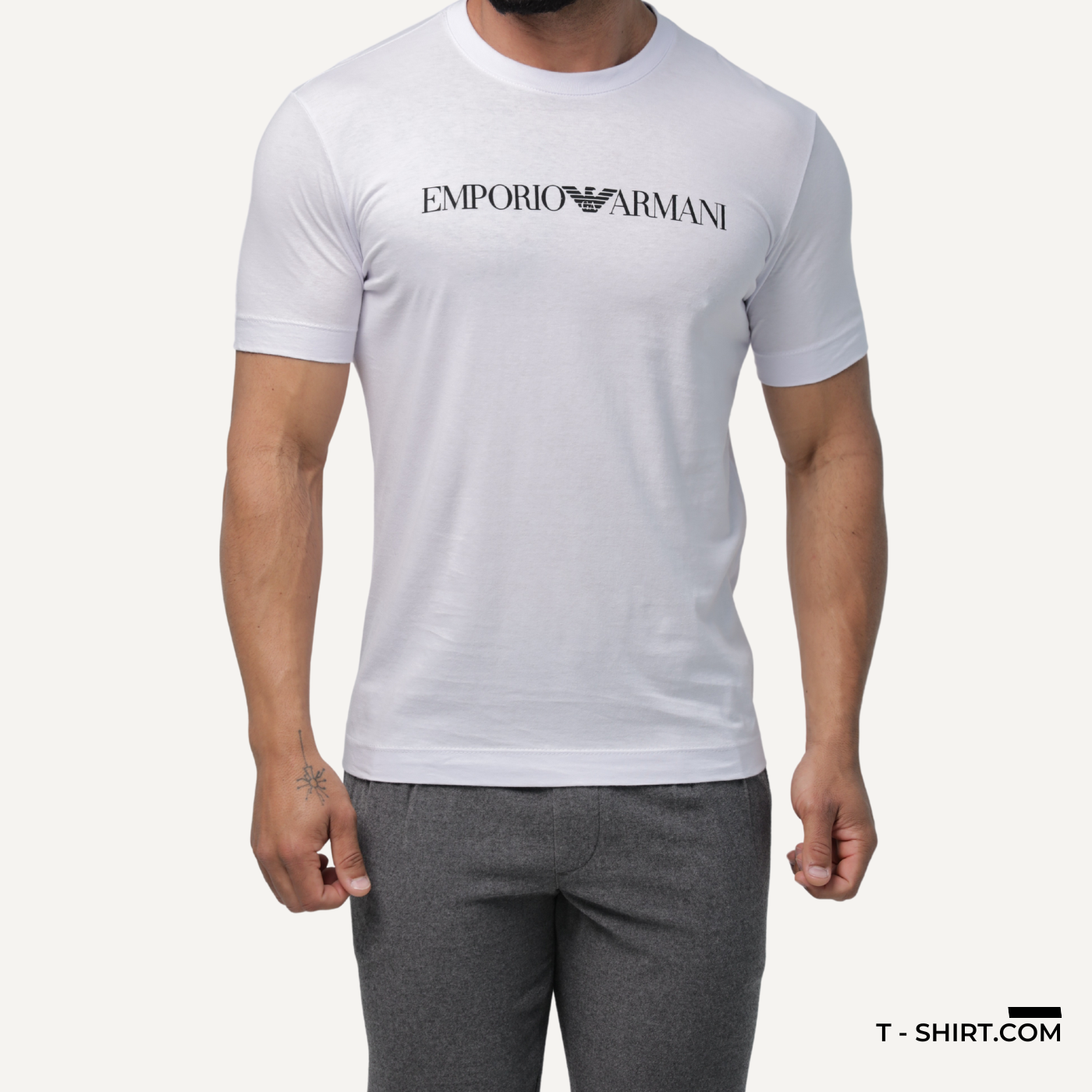 Camiseta Empório Armani Logo Estampada