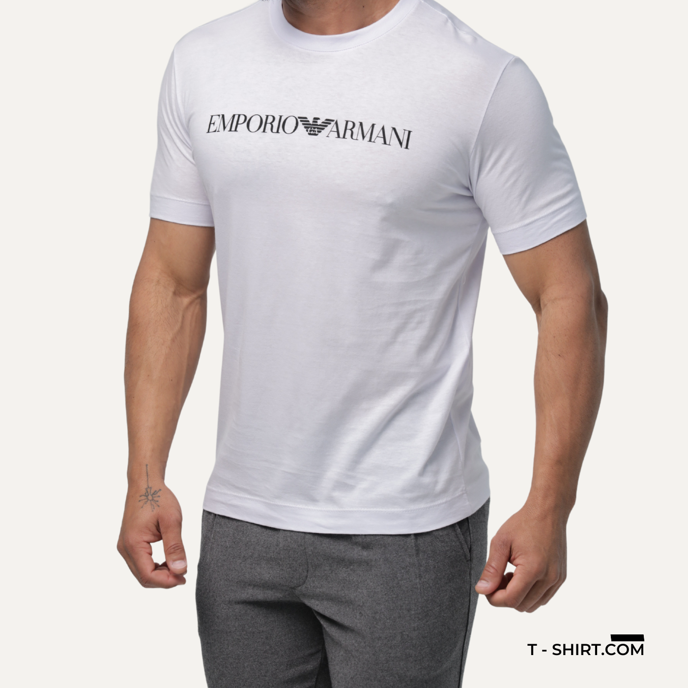 Camiseta Empório Armani Logo Estampada