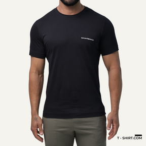 Camiseta Empório Armani Logo Bordada Básica