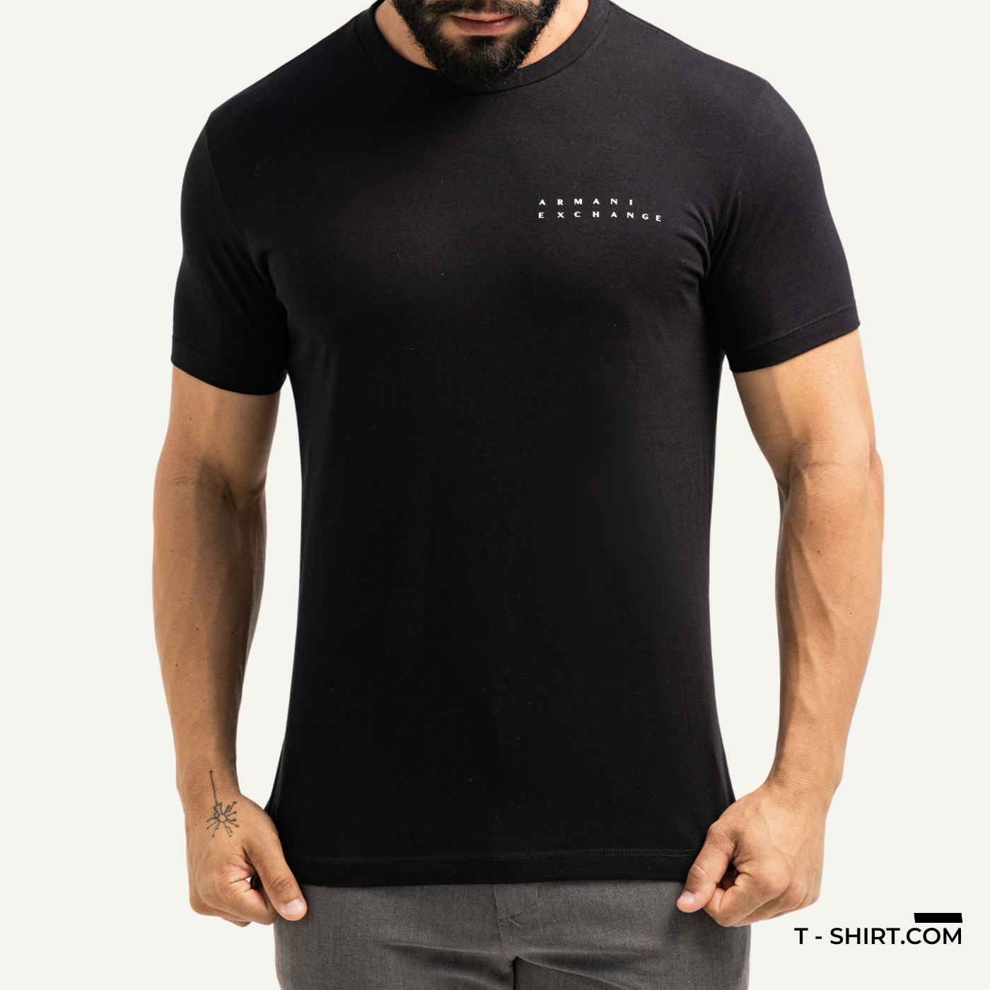 Camiseta Armani Exchange Logo Estampada