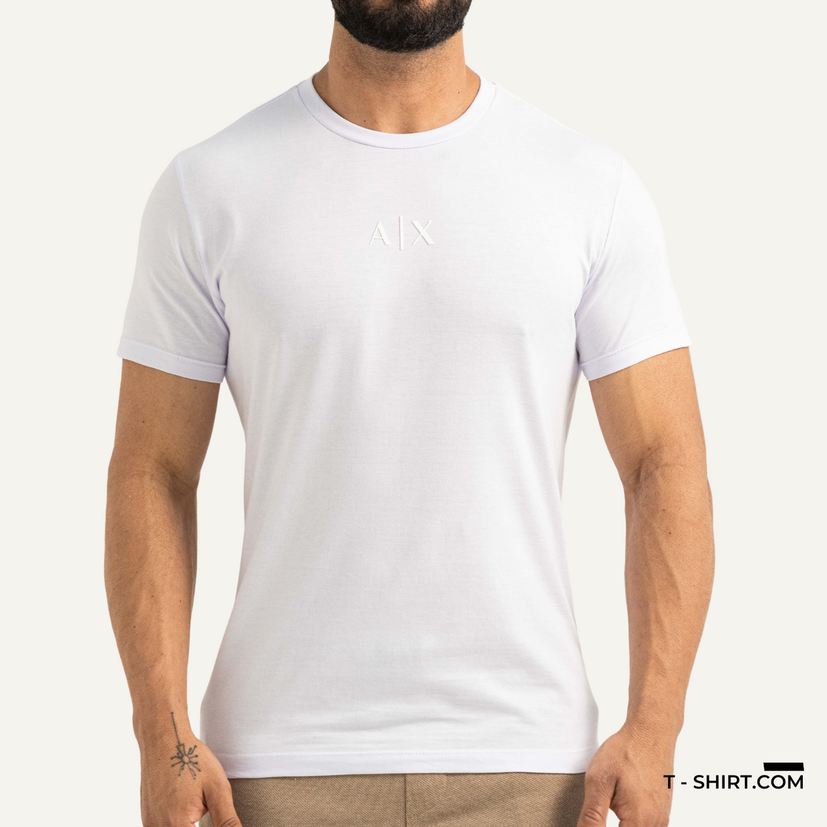 Camiseta Armani Exchange Logo Central