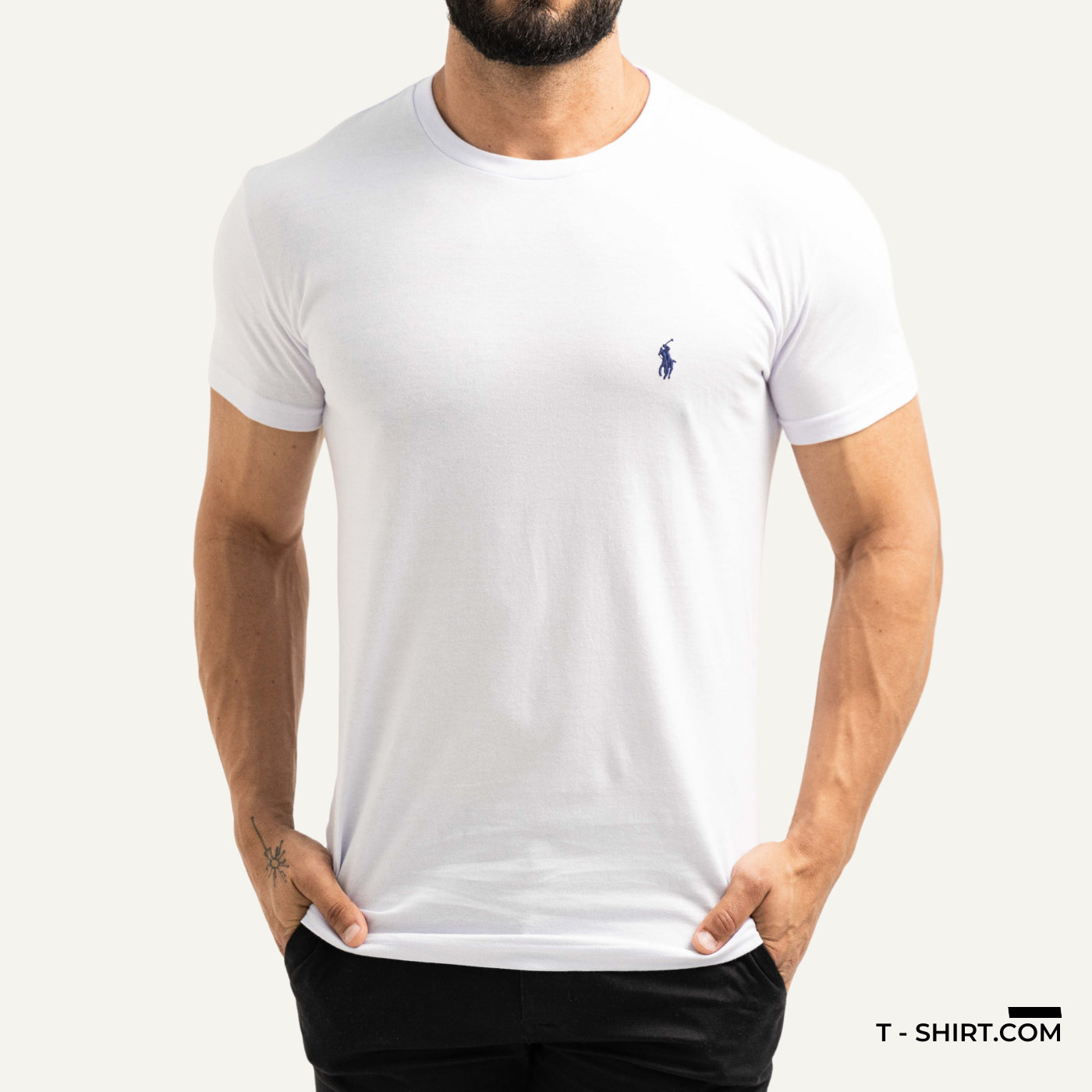 Camiseta Básica Logo Ralph Lauren