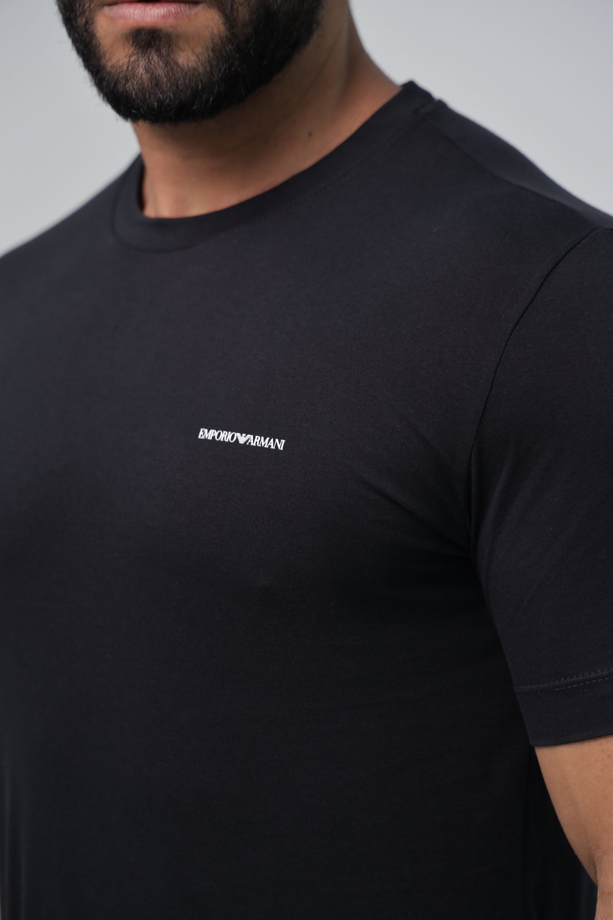 Camiseta Empório Armani Logo Básica